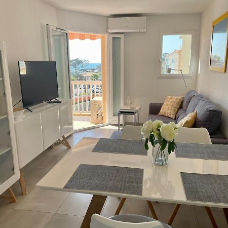 Apartment Newly Renovated Aircond-Wifi-Pool-Sea View-150M To Beaches- Saint Aygulf Kültér fotó